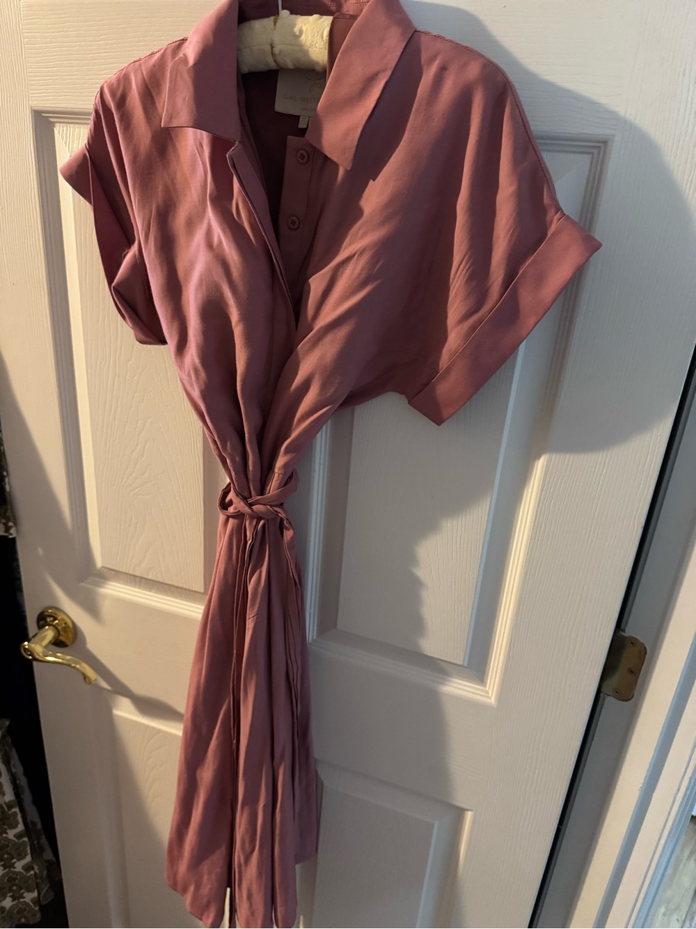 Gal Meets Glam Dusty Rose Midi Dress